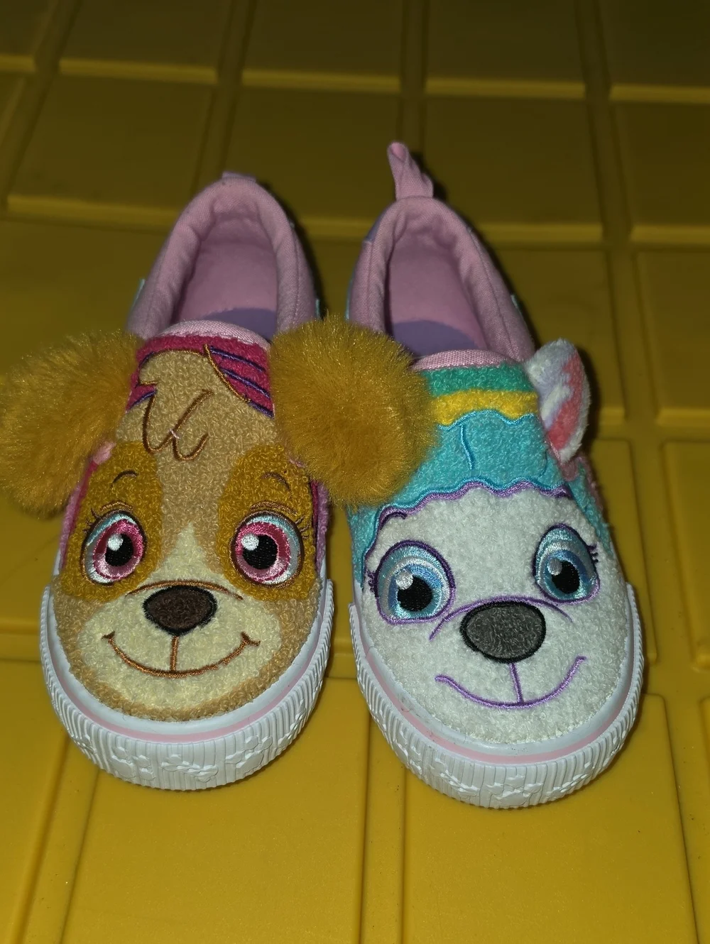 Kids Character Slip-On Shoes - Pink & Multicolor
